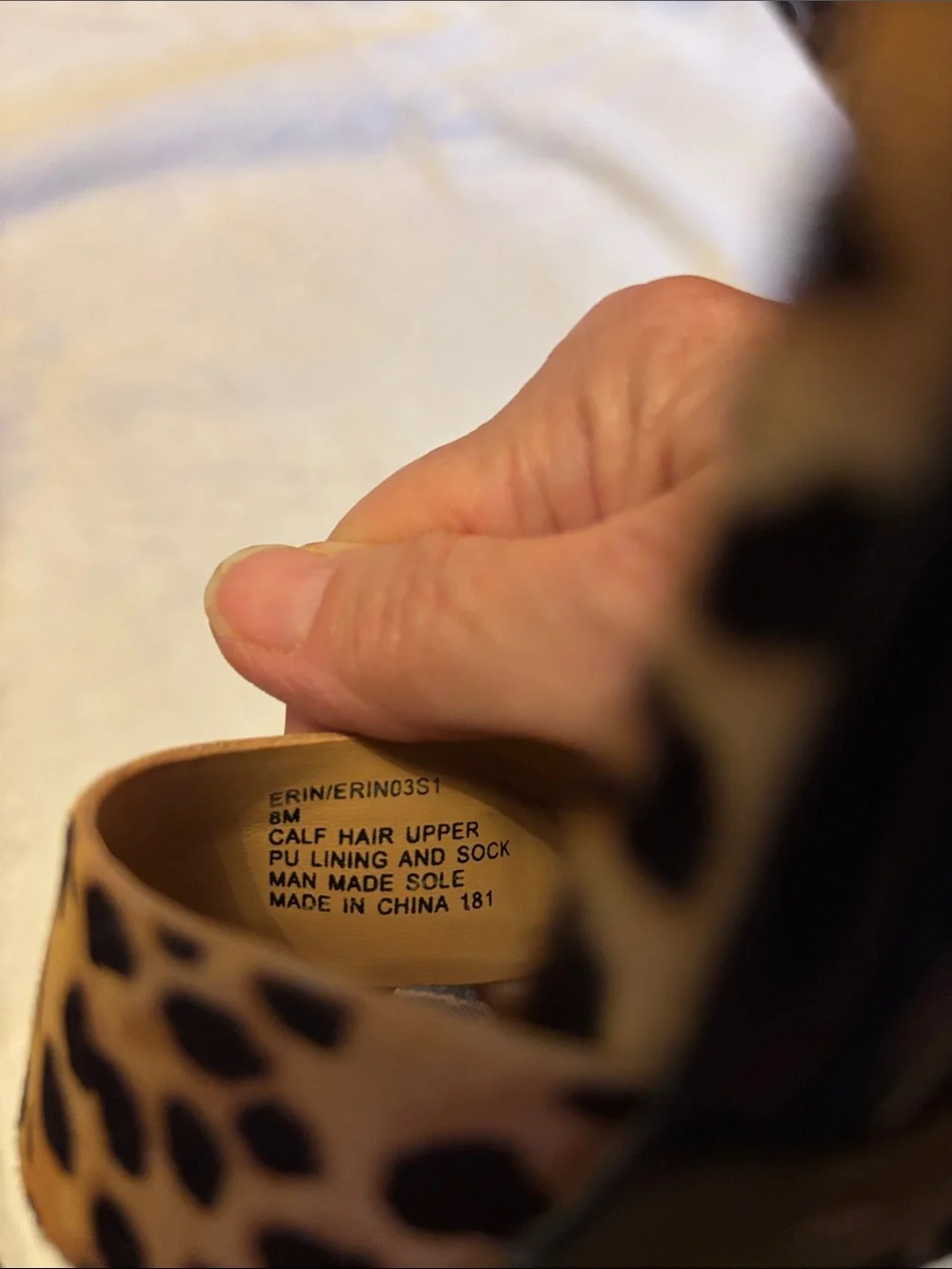 Steve Madden Stiletto Sandals Leopard-print Cow Hair Sz 8 NWOT